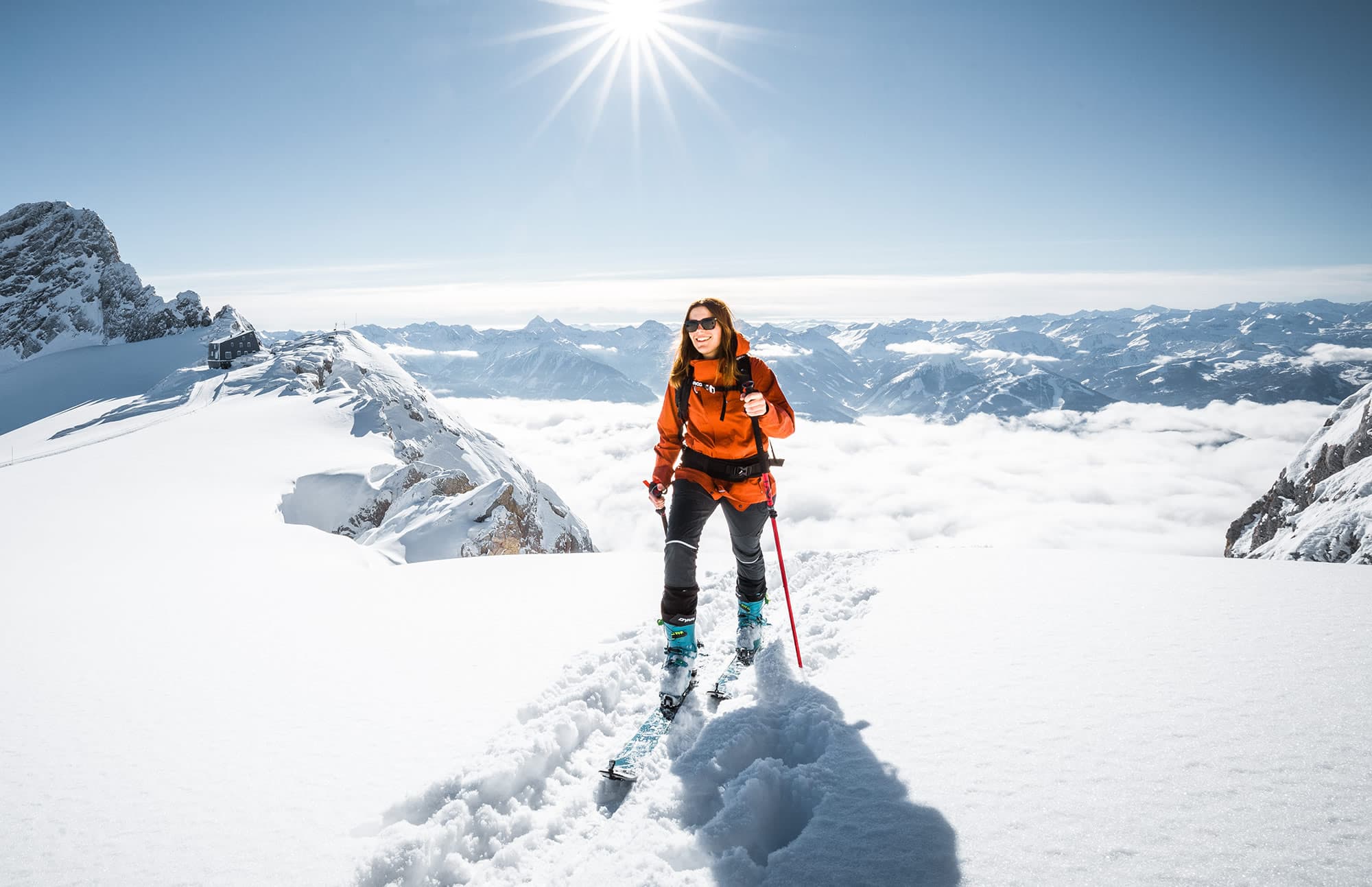 Skitour auf dem Dachstein Gletscher © Schladming-Dachstein / Mathäus Gartner