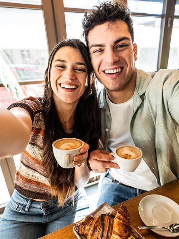 Kaffeepause beim Shoppingtag in Schladming