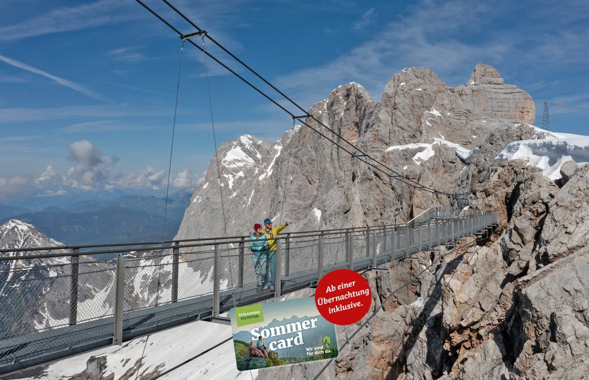Kostenlos auf den Dachstein Gletscher mit der Schladming-Dachstein Card